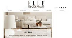 Desktop Screenshot of elledecoration.co.uk